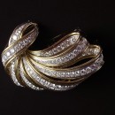 Cartier diamond spray brooch
