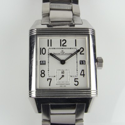 Jaeger LeCoultre Squadra Hometime watch metal bracelet