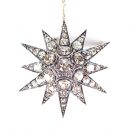 Victorian diamond star brooch